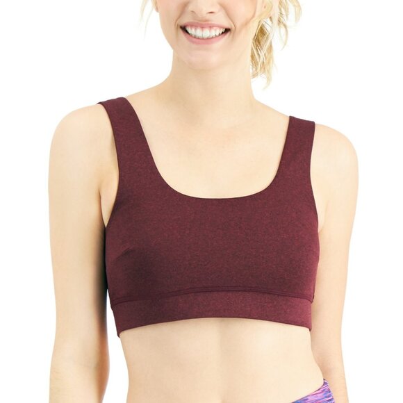 Jenni Women's Square-Neck Bralette Plum Wine Size M - Picture 1 of 1
